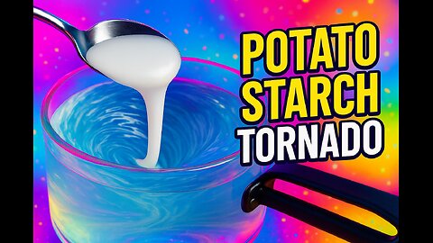 Potato Starch Tornado – Edible Science That Blew My Mind 🤯”