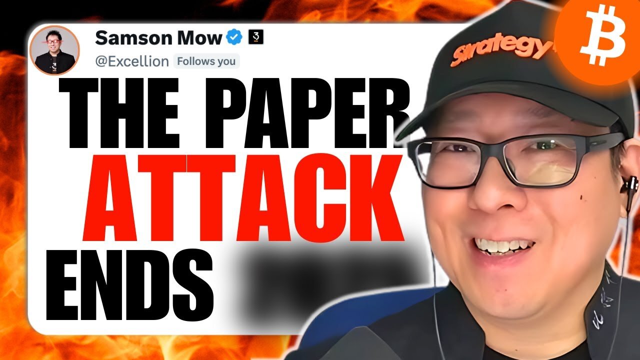Samson Mow EXPOSES Who is SUPPRESSING The Bitcoin Price!