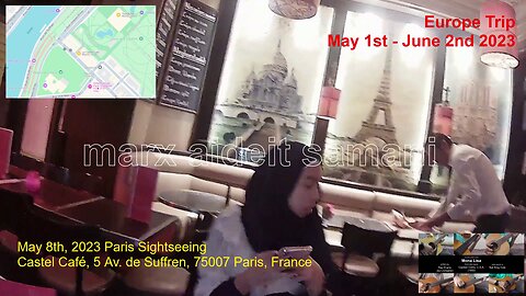 May 8, 2023 42d Le Castel Café, 5 Av. de Suffren, 75007 Paris, France