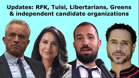 02/08/2025: Updates on RFK nomination, Libertarians, Greens, and independent candidate organizations