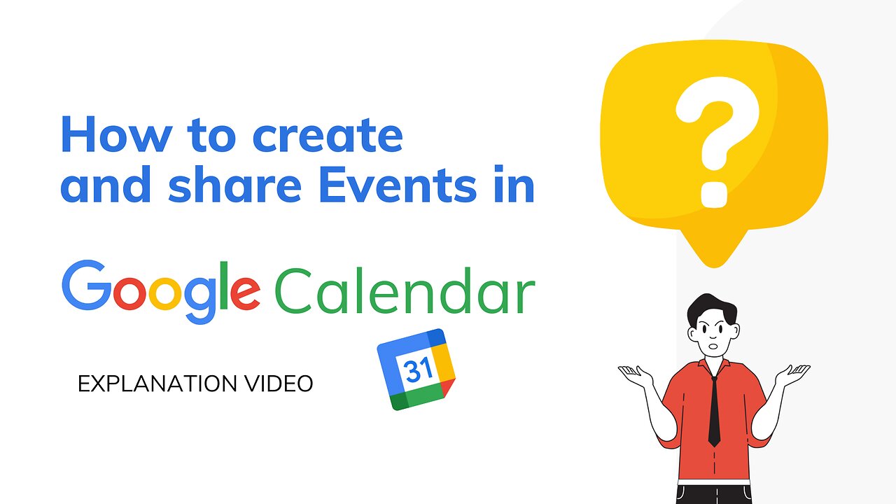 How to Create and Share Events and meetings in Google Calendar | Full explanation Video