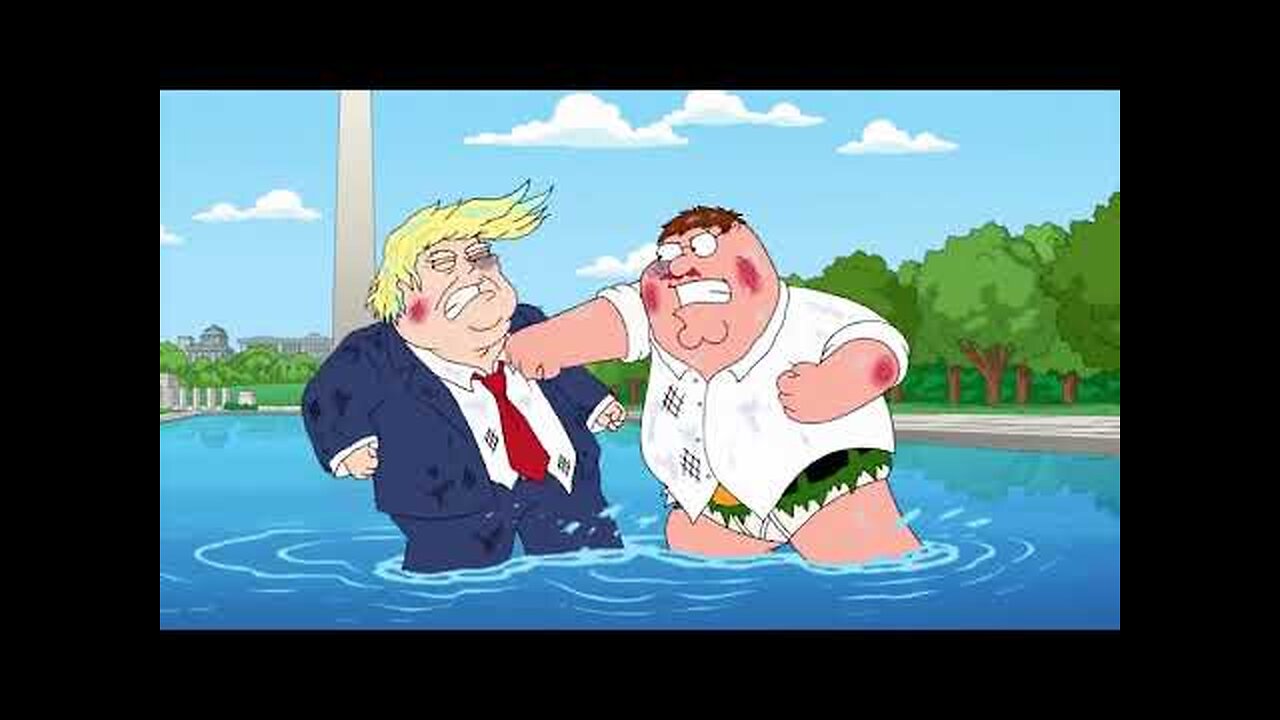 Peter Griffin s ferocious fight with Donald Trump. FULL FIGHT