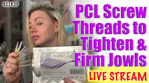 Live PCL Screw Threads to Tighten and Firm the Jowls AceCosm.com and code Jessica10 Saves you money