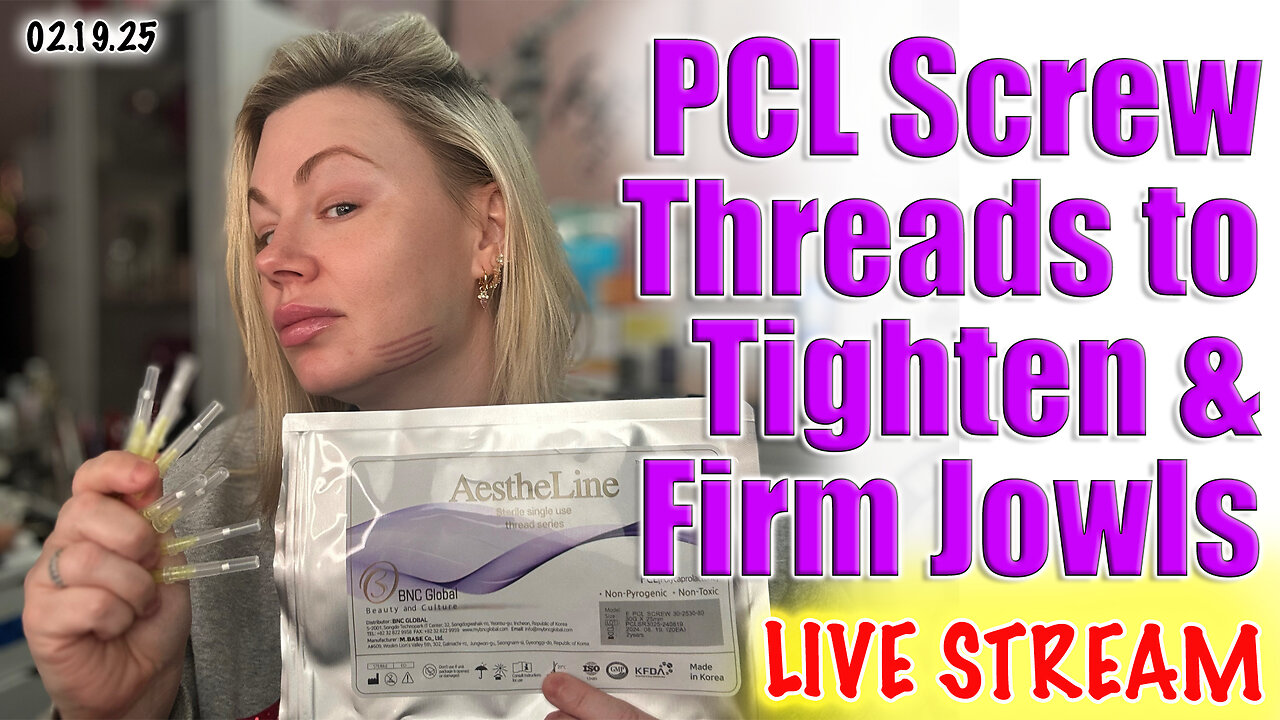 Live PCL Screw Threads to Tighten and Firm the Jowls AceCosm.com and code Jessica10 Saves you money