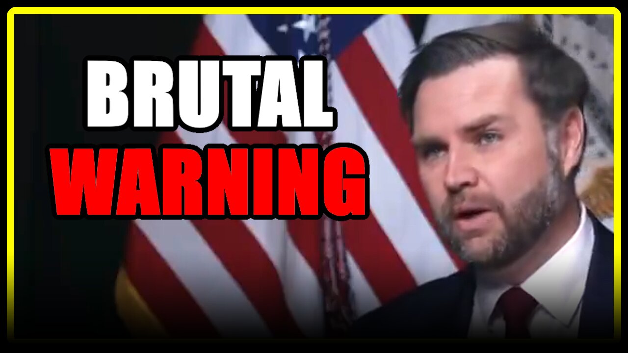 🔴Vance just FLIPPED the SCRIPT.🔴