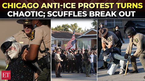 US Immigration Crackdown | Chaos in Chicago, major scuffles as anti-ICE protesters clash with polic