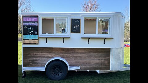 Charming - 2003 7' x 12' Shaved Ice Trailer | Snowball Trailer for Sale in Oregon!