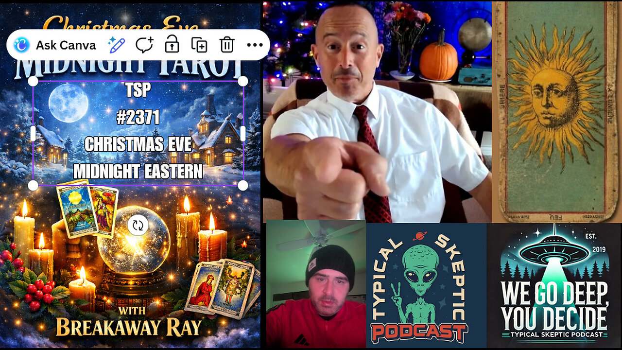 2025 TSP Awards, Christmas Eve Psychic Gathering – Tarot, Messages & Collective Energy – Breakaway Ray – TSP #2371