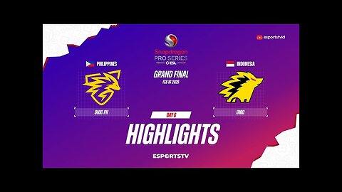 ESL | ONIC PH VS ONIC ID HIGHLIGHTS GRAND FINAL ESL Snapdragon Season 6