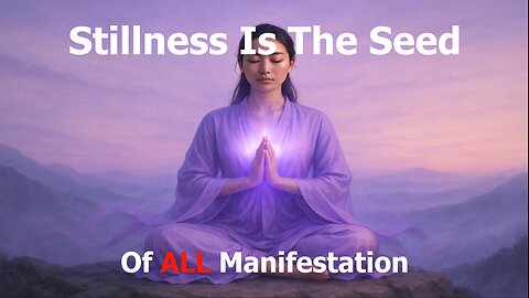 Stillness Is The Seed Of All Manifestation