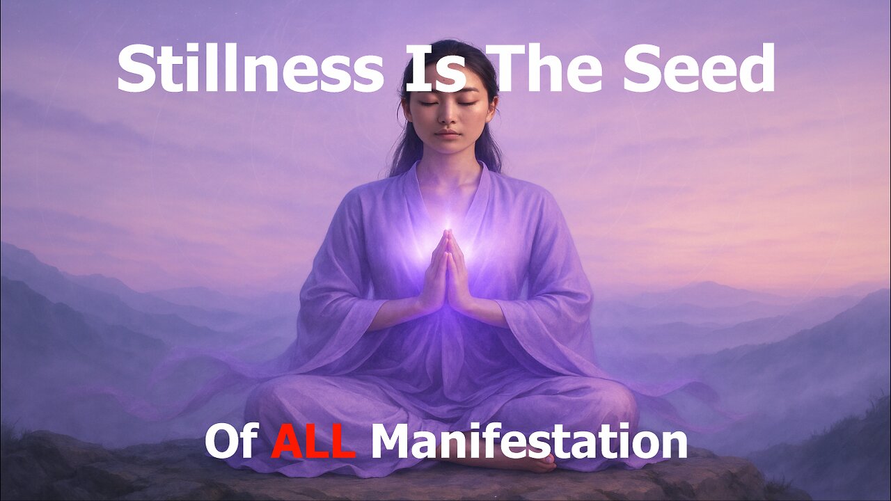 Stillness Is The Seed Of All Manifestation