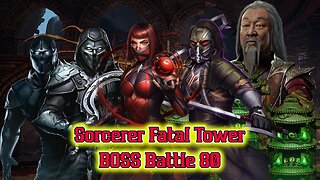 MK Mobile. Sorcerers Fatal Tower BOSS Battle 80