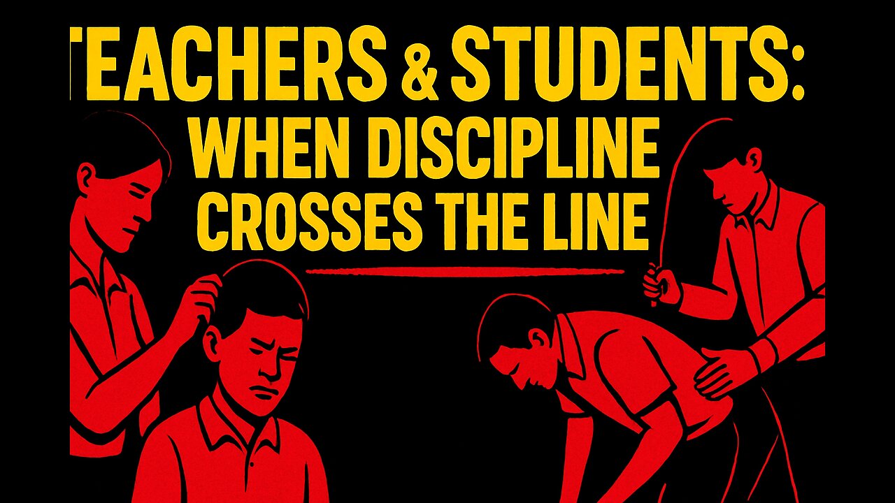 “Teachers & Students: When Discipline Crosses the Line 😳 | The Harsh Reality No One Talks About!”