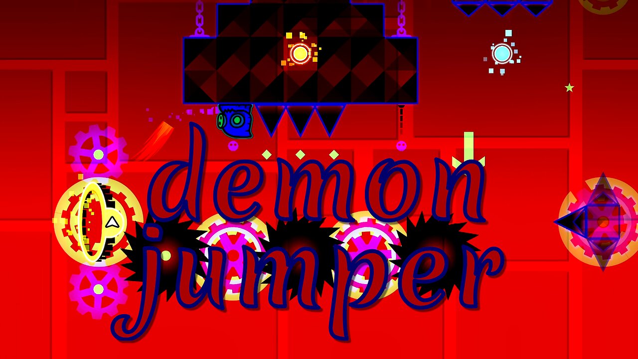 "demon jumper" (Demon) 100% [Clicks] | Geometry Dash