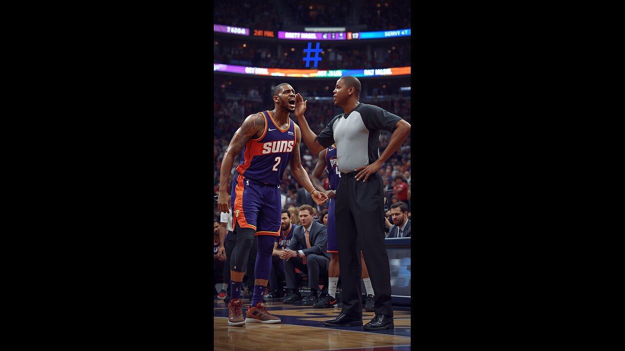 Suns' Livers unsuccessfully tried to stop Brooks' 4th quarter technical.