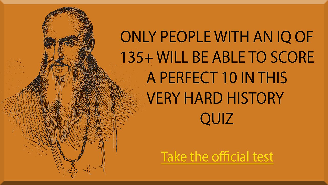 Hard History Quiz