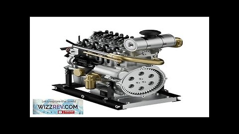 TECHING 1/10 Full Metal Mini L4 4-Cylinder OHV Inline Diesel Engine Model Review