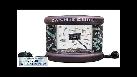 VEVOR Inflatable Cash Cube with Two Blowers Inflatable Cash Cube Booth Black Review