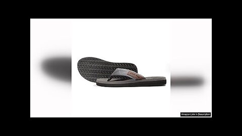 FITORY Men's Flip-Flops, Thongs Sandals Comfort Slippers for Beach Size 6-15 Review