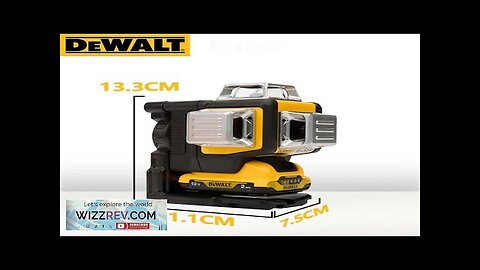 Dewalt DW089LG 3 Sides*360 Degree Vertical Lines Laser Level Meter Outdoor 12V Review