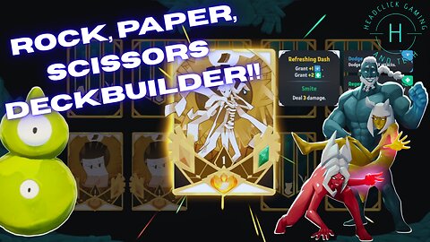 ROCK, PAPER, SCISSORS With Card UPGRADES, ARTIFACTS, and STRATEGY!! - Handmancers