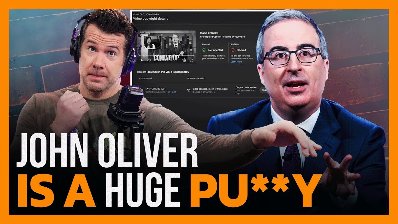 John Oliver is a Huge P**sy!