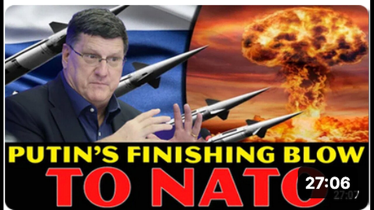 Scott Ritter Reveals_ Putin's FINISHING Blow To NATO As The West Is Escalating DANGEROUSLY.