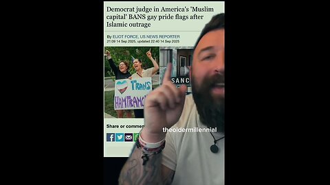 Dem Judge BANS GAY PRIDE FLAGS in Hamtramck, Michigan After Islamic Pressure 