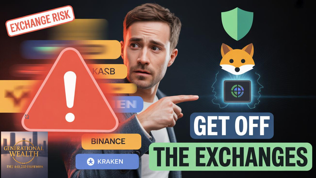 URGENT: Move Your Crypto OFF Exchanges Now | Simple Web3 MetaMask Wallet Tutorial