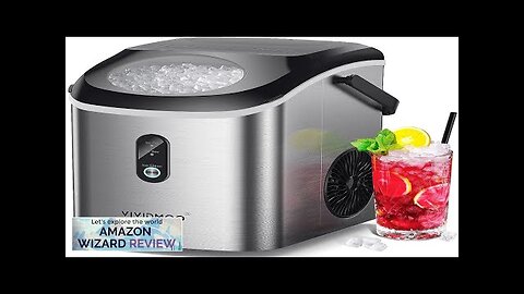 Nugget Ice Makers Countertop 33 Lbs/Day Sonic Ice Maker Countertop Ice Maker Review