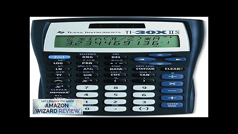 Texas Instruments TI-30XIIS Scientific Calculator Black with Blue Accents Review