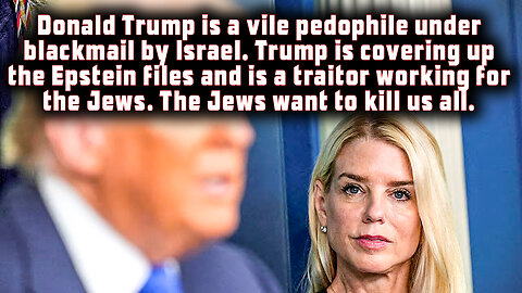 Donald Trump is a vile pedophile under blackmail by Israel