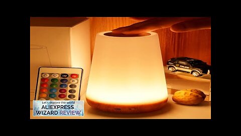 Table Lamp Bedside Lamp For Bedroom 13 Color Changing Touch Night Light Review