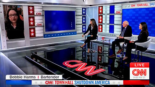 Bernie Responds To Bartender Losing Her Home Due To Shutdown By Admitting It's About 'Beating Trump'