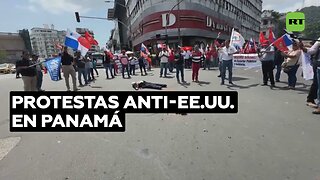 Protestas anti-EE.UU. en Panamá