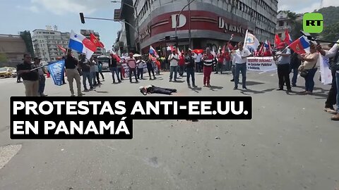 Protestas anti-EE.UU. en Panamá