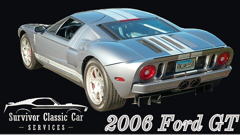 2006 Ford GT 6-Speed Manual Supercharged 5.4-Liter V8, all 4 options, BBS wheels, Tungsten Silver