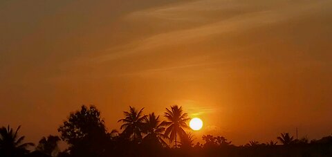Matara end of a very warm day