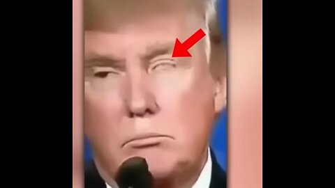UNBELIEVABLE ARE REPTO;OANS REAL?? LOOK AR TRUMP'S EYE...