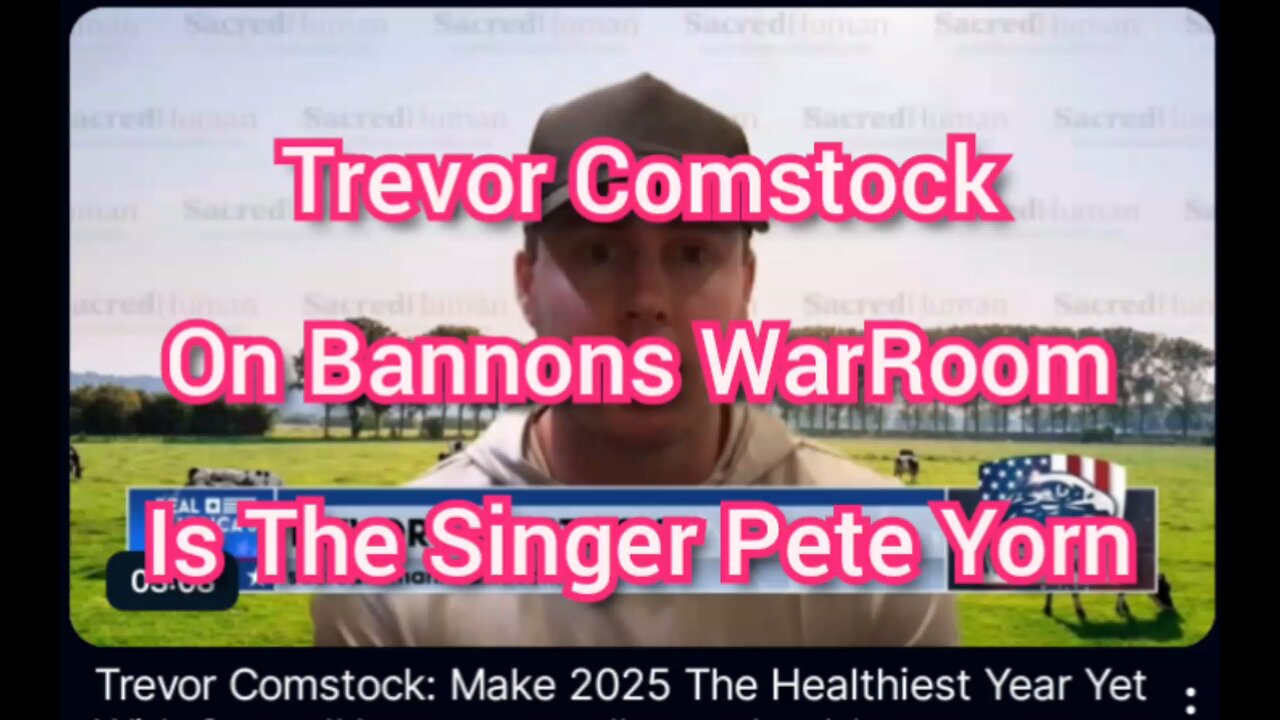 Trevor Comstock On Bannons WarRoom Is The Singer Pete Yorn