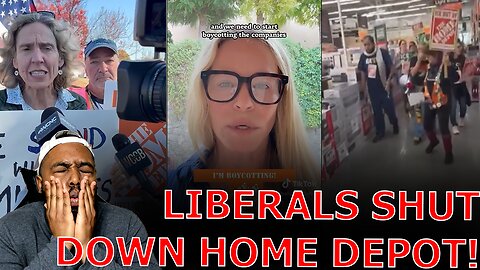 WOKE Activists SHUT DOWN Home Depot With PROTEST For Cooperating With Trump Mass Deporting Illegals