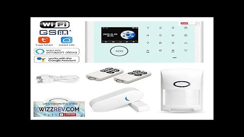 Tuya WiFi Alarm System Security Kit Wireless GSM Burglar Alarm Multifuctional Anti-theft Review