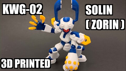 3D Printed Medabot Solin (Zorin)