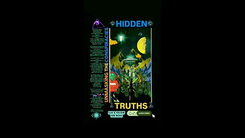 ▪︎HIDDEN TRUTHS/UNMASKING THE CONSPIRACIES▪︎