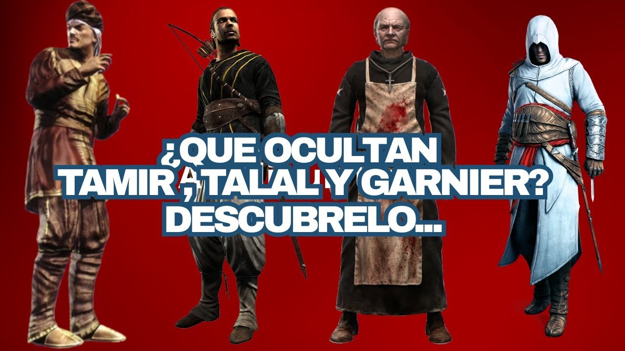 ¿Qué Ocultan Tamir, Talal y Garnier? Descúbrelo...#assassinscreed #steam #directoviral