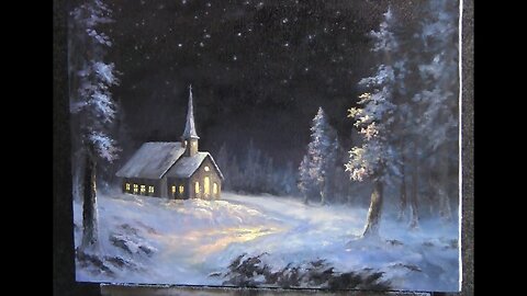 Paint with Kevin Hill - Snowy Christmas