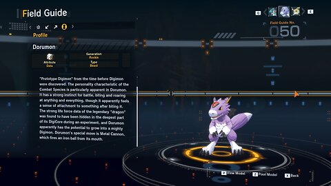 dorumon all digivolution/de-digivolution/profile Digimon Story Time Stranger