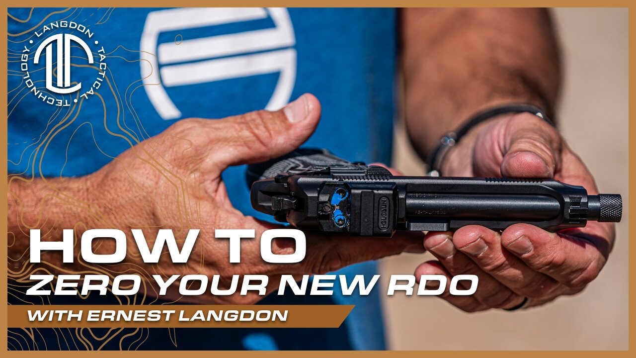 Zeroing your Red Dot Optic