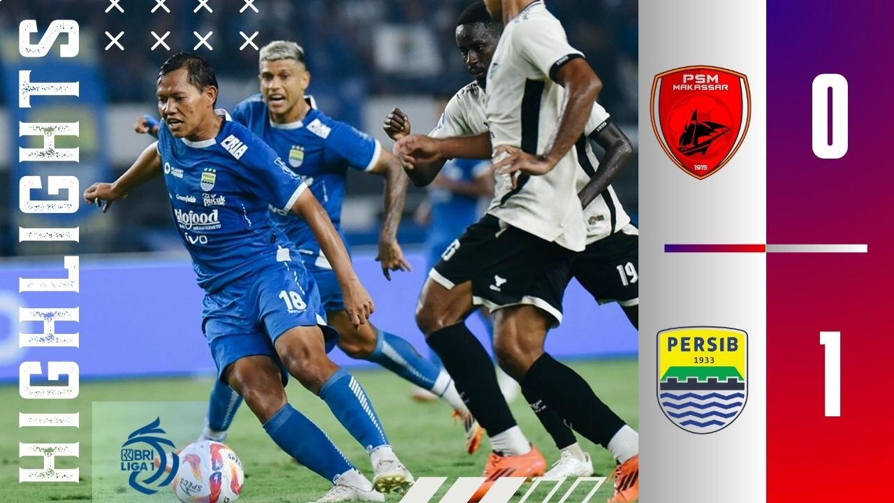 Persib Bandung 1-0 PSM Nakasar | Match Highlights | BRI Liga 1 Indonesia