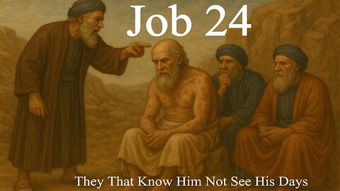 Job 24 Explained, KJV, Rightly Dividing — They That Know Him Not See His Days